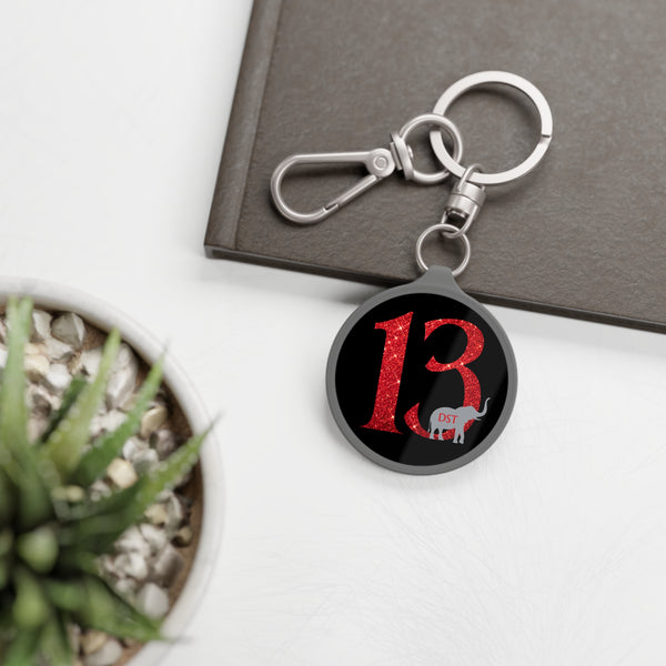 Delta Sigma Theta Line Number Keyring Tag