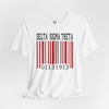 Delta Sigma Theta Barcode Unisex Jersey Short Sleeve T-Shirt, Sorority, 1913