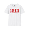 1913 DST Softstyle Jersey Short Sleeve T-Shirt, Delta Sigma Theta Sorority, 1913