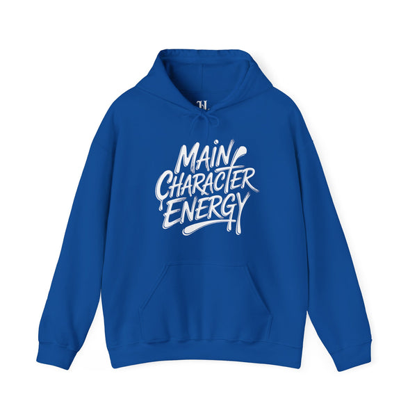Main Character Energy Hoodie | Unisex Heavy Blend Hooded Sweatshirt, Cozy Layer, Gift for Her, Gift for Him, Streetwear, Unique Statement Piece