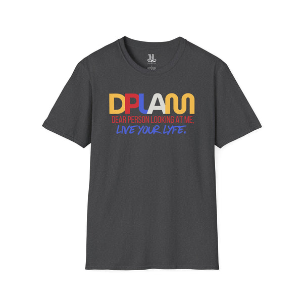 "Live Your Lyfe" Freedom Inspirational Unisex Softstyle T-Shirt – DPLAM Collection, Motivational Tee, Gift for Friends, Self-Care Wear, Uplifting Apparel