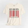 Delta Sigma Theta Barcode Unisex Jersey Short Sleeve T-Shirt, Sorority, 1913