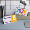 Colorful Desktop Calendar (Year 2025)