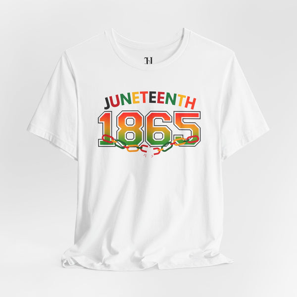 Juneteenth 1865 Unisex Jersey Tee - Celebrate Freedom and Heritage