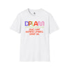 "Shine On" Inspirational Unisex Softstyle T-Shirt – DPLAM Collection, Motivational Tee, Gift for Friends, Self-Care Wear, Uplifting Apparel, Positive Message Top