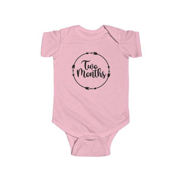 Two Months Milestone Infant Fine Jersey Bodysuit, Making Memories, Baby Pictures, 2 months