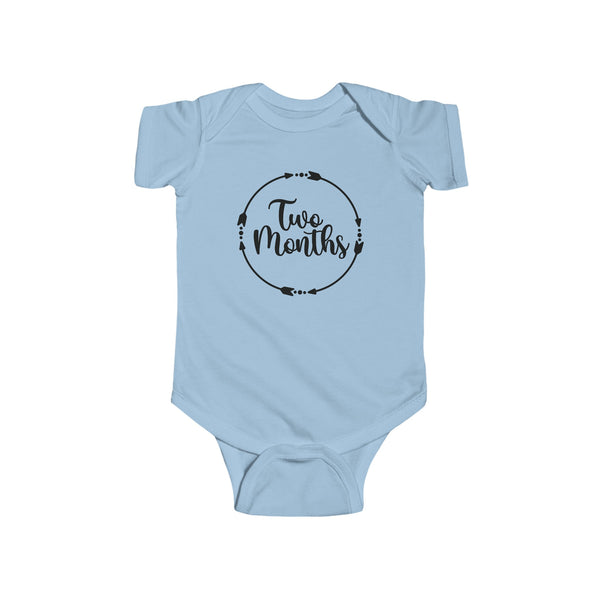 Two Months Milestone Infant Fine Jersey Bodysuit, Making Memories, Baby Pictures, 2 months