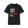 Football-Themed Unisex Softstyle T-Shirt | Perfect Gift for Sports Lovers, Casual Wear, Game Day, Birthday Celebrations
