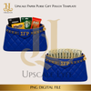 SGRho Paper Purse Template Digital Download PNG Instant Digital Only File