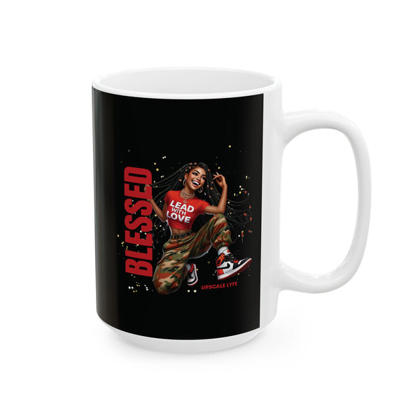 Blessed Woman Ceramic Mug, (11oz, 15oz)