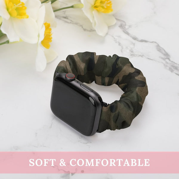 Camo Scrunchie Apple Watch Band