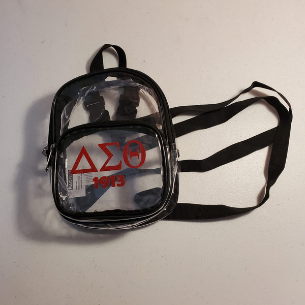 Mini Clear Delta Bookbag