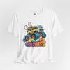 Egg Crusher Colorful Monster Truck T-Shirt, Fun Easter Tee, Family Gathering Gift, Children's Party Outfit, Seasonal Apparel