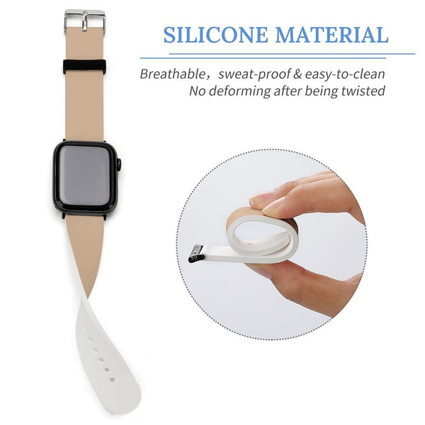 Starlight Silicone Apple Watch Band
