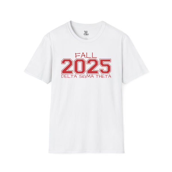 Fall 2025 Delta Sigma Theta Unisex Pledging Crossing Momento Softstyle T-Shirt, Delta Sigma Theta Sorority, 1913
