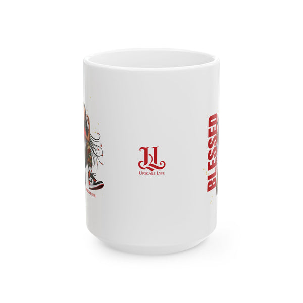 Blessed Woman Ceramic Mug, (11oz, 15oz)