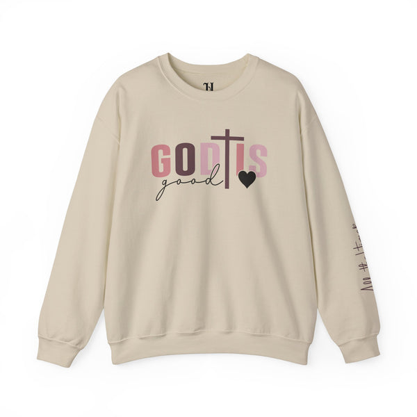 God Is Good All The Time Unisex Heavy Blend™ Crewneck Sweatshirt