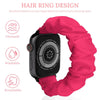 Coral/Hot Pink Scrunchie Apple Watch Band