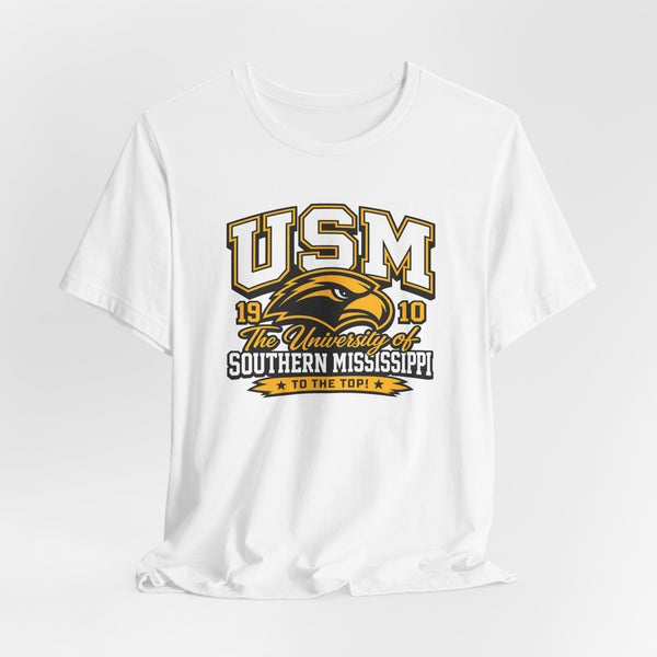 USM Golden Eagles T-Shirt — University of Southern Mississippi Vintage Logo Tee