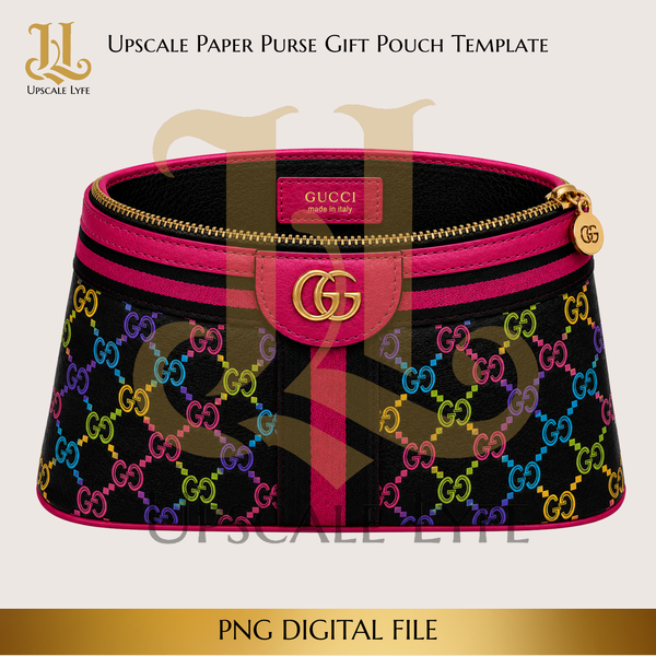 Signature Paper Purse Template Digital Download PNG Instant Digital Only File