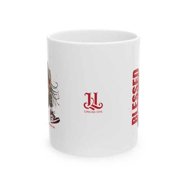 Blessed Woman Ceramic Mug, (11oz, 15oz)