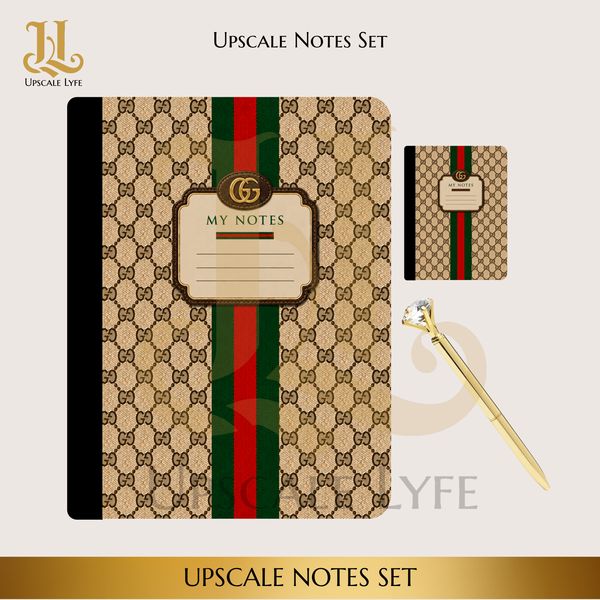 Upscale Notes Set - Luxury Gucci-Inspired