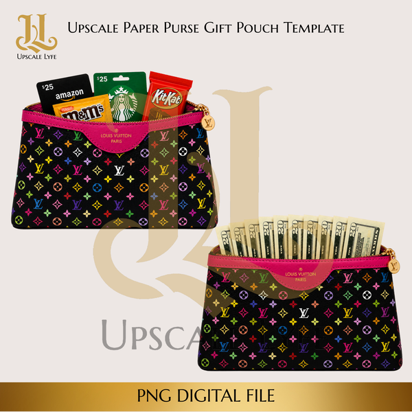 Signature Paper Purse Template Digital Download PNG Instant Digital Only File