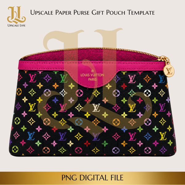 Signature Paper Purse Template Digital Download PNG Instant Digital Only File