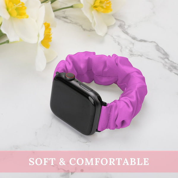 Lilac Scrunchie Apple Watch Band