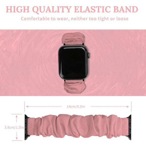 Blush Scrunchie Apple Watch Band