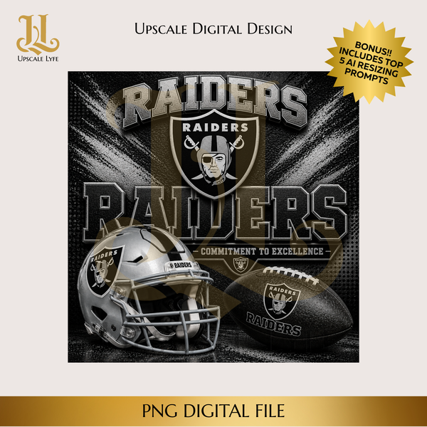 Raiders Digital Download PNG Instant Digital Only File