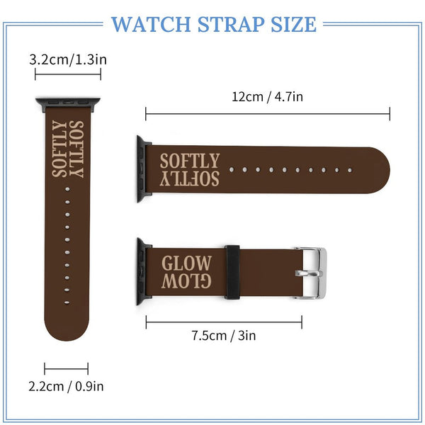 Mocha Glow Softly Silicone Apple Watch Band