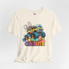 Egg Crusher Colorful Monster Truck T-Shirt, Fun Easter Tee, Family Gathering Gift, Children's Party Outfit, Seasonal Apparel