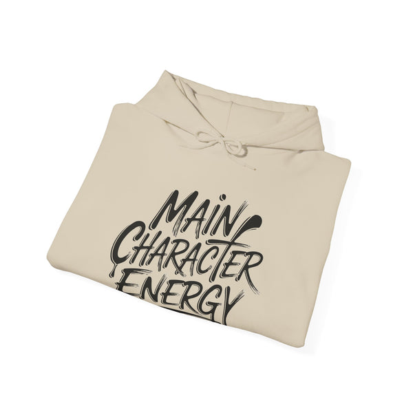 Main Character Energy Hoodie | Unisex Heavy Blend Hooded Sweatshirt, Cozy Layer, Gift for Her, Gift for Him, Streetwear, Unique Statement Piece