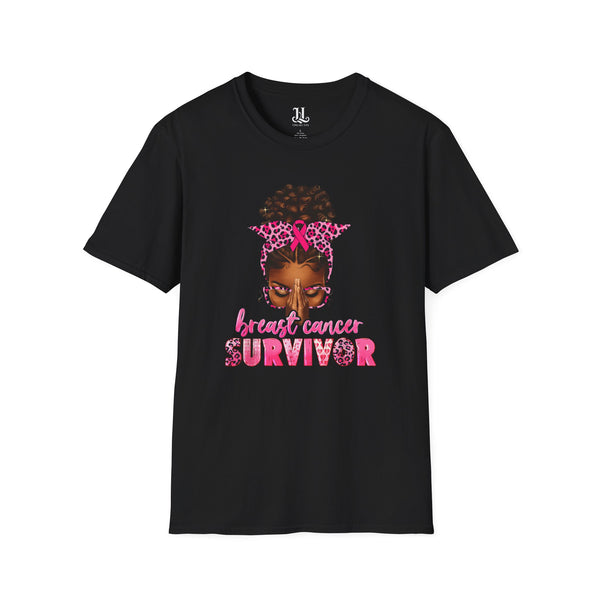 Breast Cancer Survivor T-Shirt, Empowering Tee for Fighters, Softstyle Unisex Shirt, Cancer Awareness Gift, Inspirational Apparel