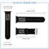 Black Glow Softly Silicone Apple Watch Band
