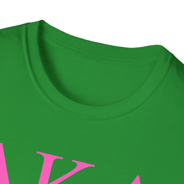 AKA Sorority Unisex T-Shirt - Softstyle Tee, Greek Life Apparel, Sorority Gift, College Clothing, Sorority Pride