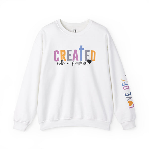 Created With A Purpose Unisex Heavy Blend™ Crewneck Sweatshirt