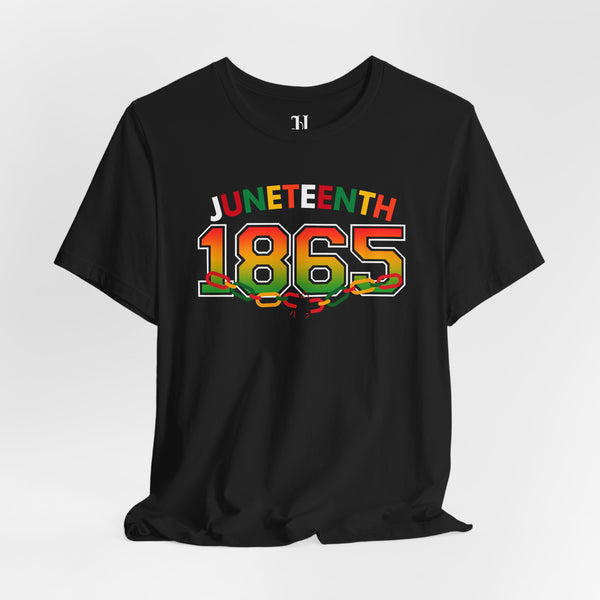 Juneteenth 1865 Unisex Jersey Tee - Celebrate Freedom and Heritage