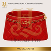 DST Paper Purse Template Digital Download PNG Instant Digital Only File