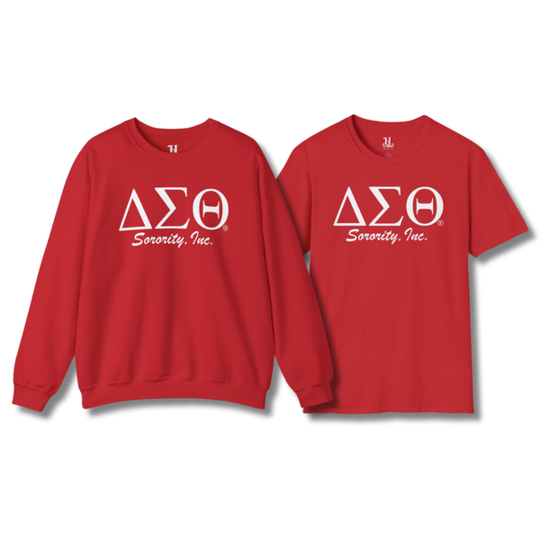 Delta Sigma Theta Sweatshirt & Tee Luxe Set