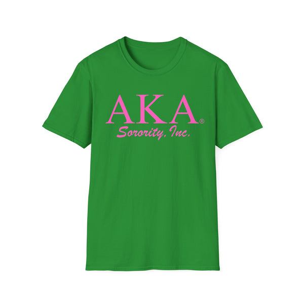 AKA Sorority Unisex T-Shirt - Softstyle Tee, Greek Life Apparel, Sorority Gift, College Clothing, Sorority Pride