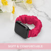 Coral/Hot Pink Scrunchie Apple Watch Band