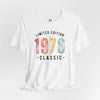 Limited Edition 1978 Classic T-Shirt, Traveling Shirt, Coffee Run Shirt, Birthday Shirt