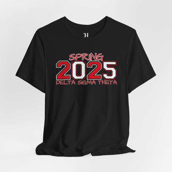 Spring 2025 Delta Sigma Theta Unisex Crossing Momento Softstyle T-Shirt, Delta Sigma Theta Sorority, 1913