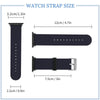 Midnight Silicone Apple Watch Band