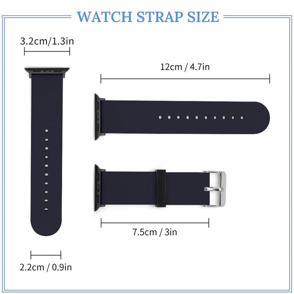 Midnight Silicone Apple Watch Band