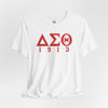 Delta Sigma Theta 1913 Unisex Jersey Short Sleeve T-Shirt, Delta Sigma Theta Sorority, 1913