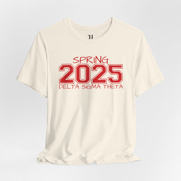 Spring 2025 Delta Sigma Theta Unisex Crossing Momento Softstyle T-Shirt, Delta Sigma Theta Sorority, 1913