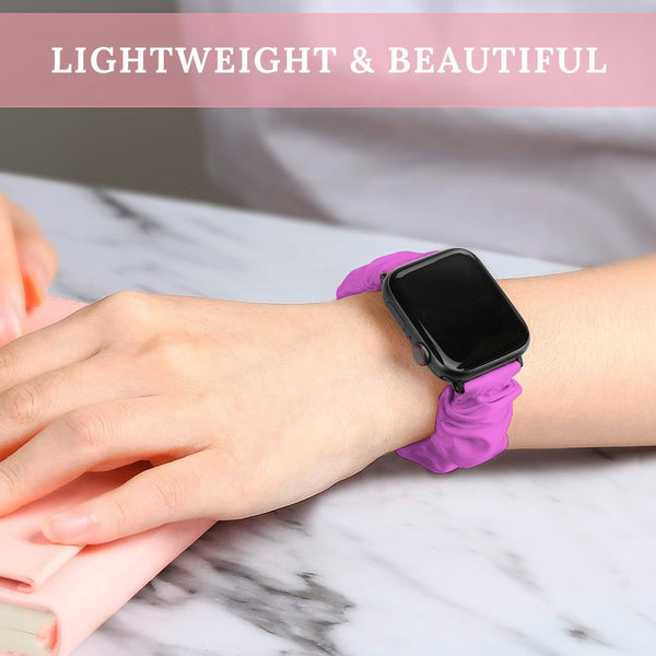 Lilac Scrunchie Apple Watch Band